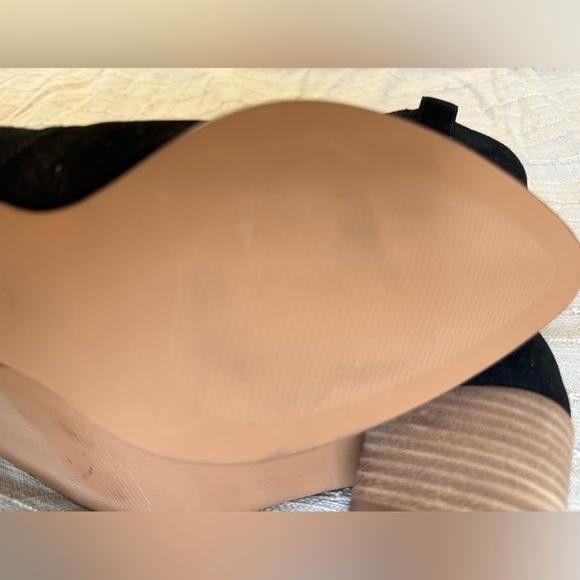 MADEWELL Black Suede Western Boots “The Cassidy Tall Western Boot” NWT - Picture 15 of 16